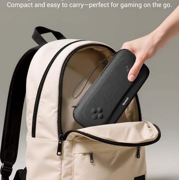 Syntech Carrying Case Nintendo Switch 2 Model 2025 EVA Protective Hard Shell NWT - Picture 7 of 8